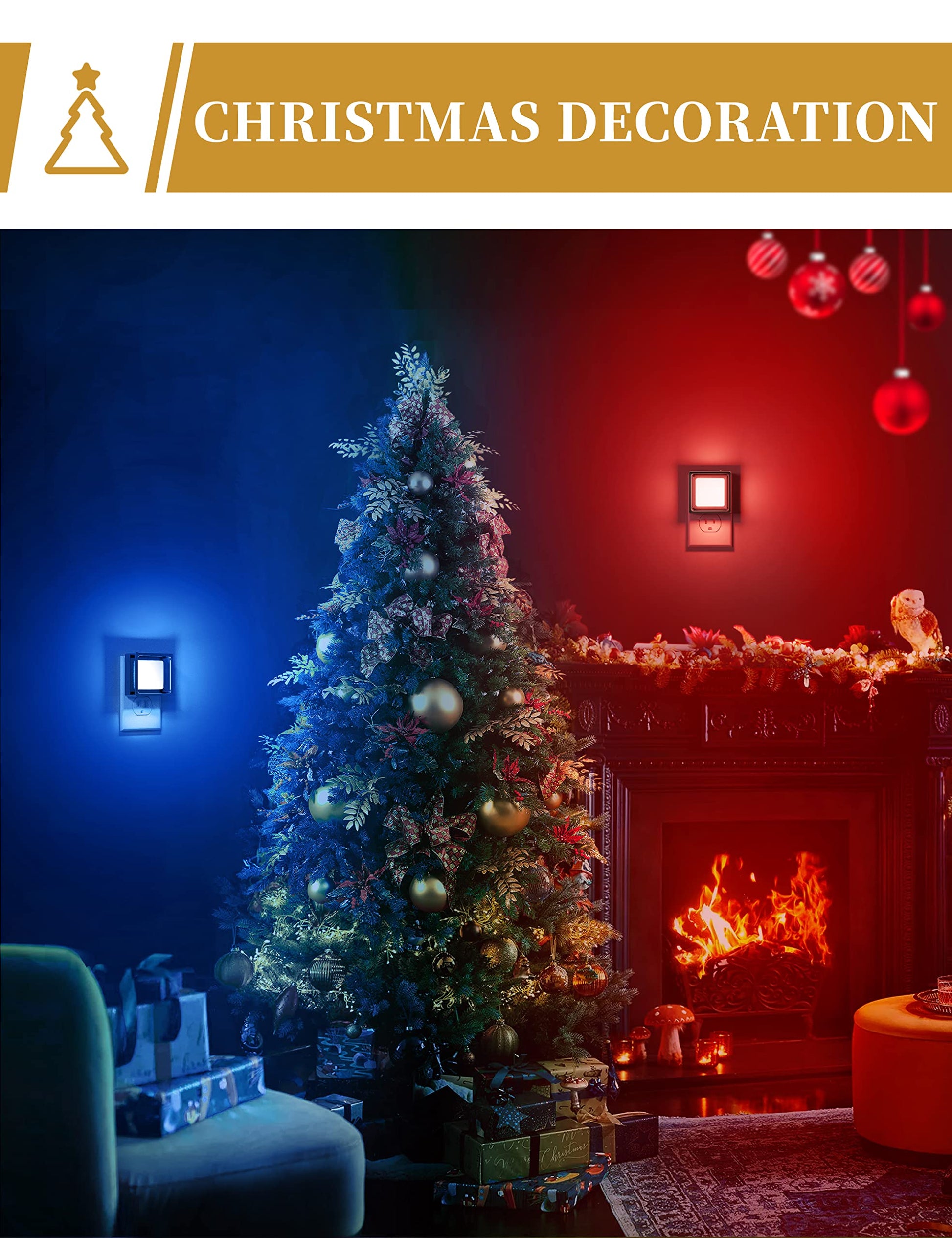 DORESshop LED Night Light, Night Lights Plug Into Wall [2 Pack] with Dusk-to-Dawn Sensor, Dimmable Nightlights, Adjustable Brightness for Bathroom, Hallway, Bedroom,Kids Room,Stairway,Soft White